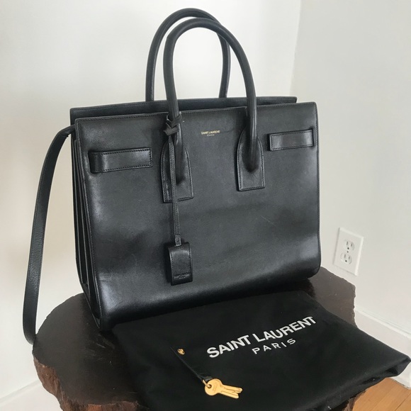 Saint Laurent Handbags - Saint Laurent Medium Sac De Jour Bag Black
